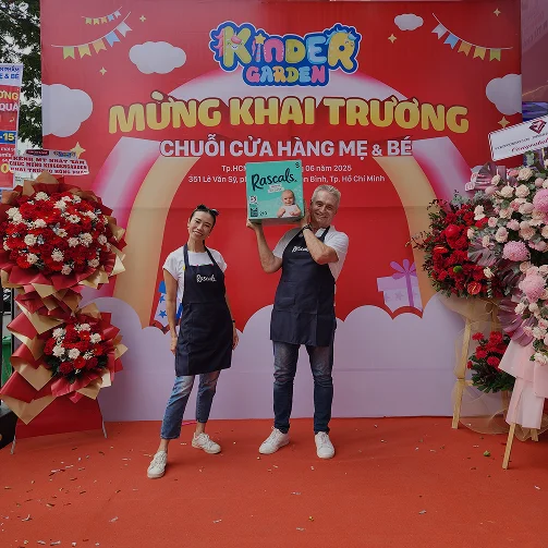 Rascals launch at the Kinder Garden store opening