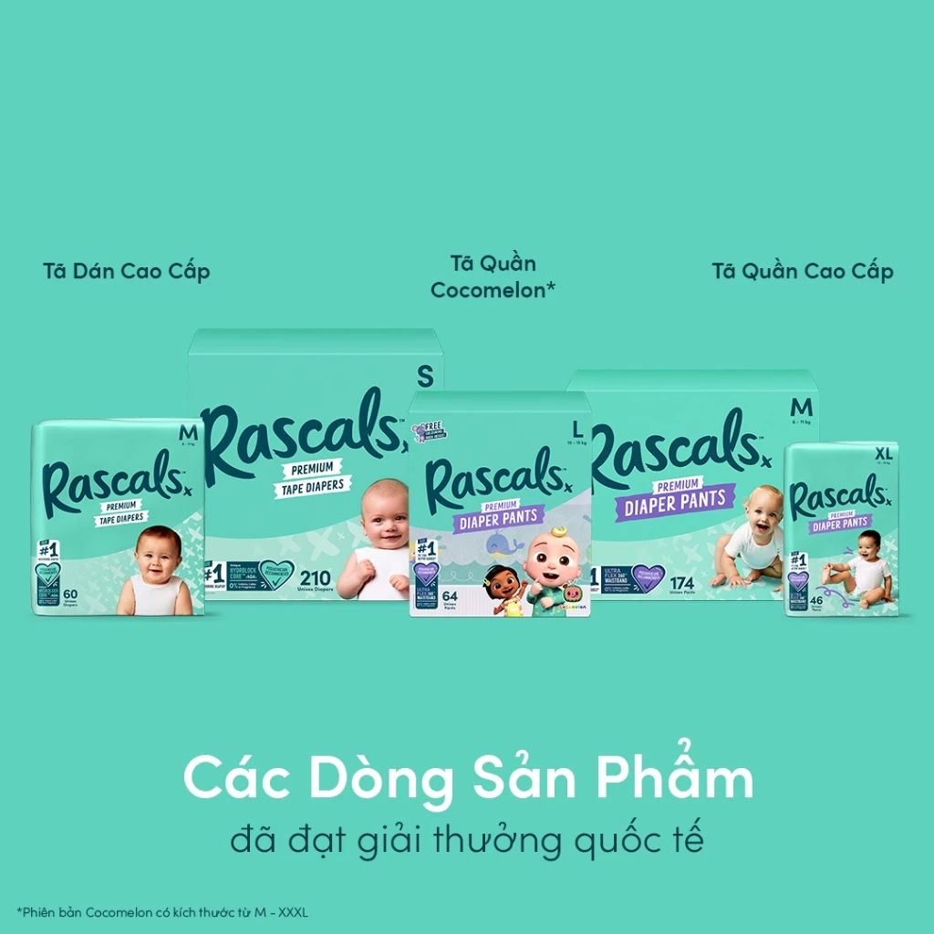 Rascals monthly bundle, 3 packs