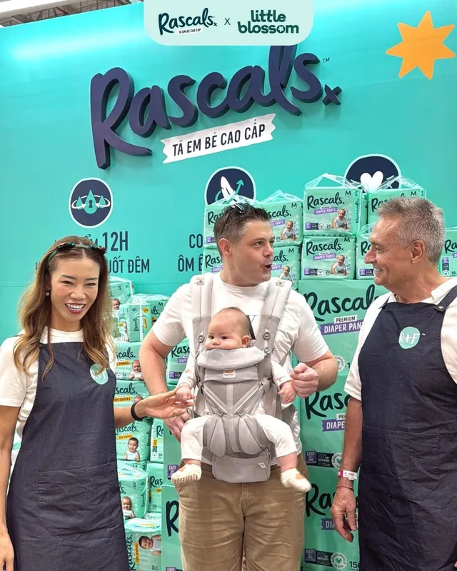 Rascals x Little Blossom stand at the expo